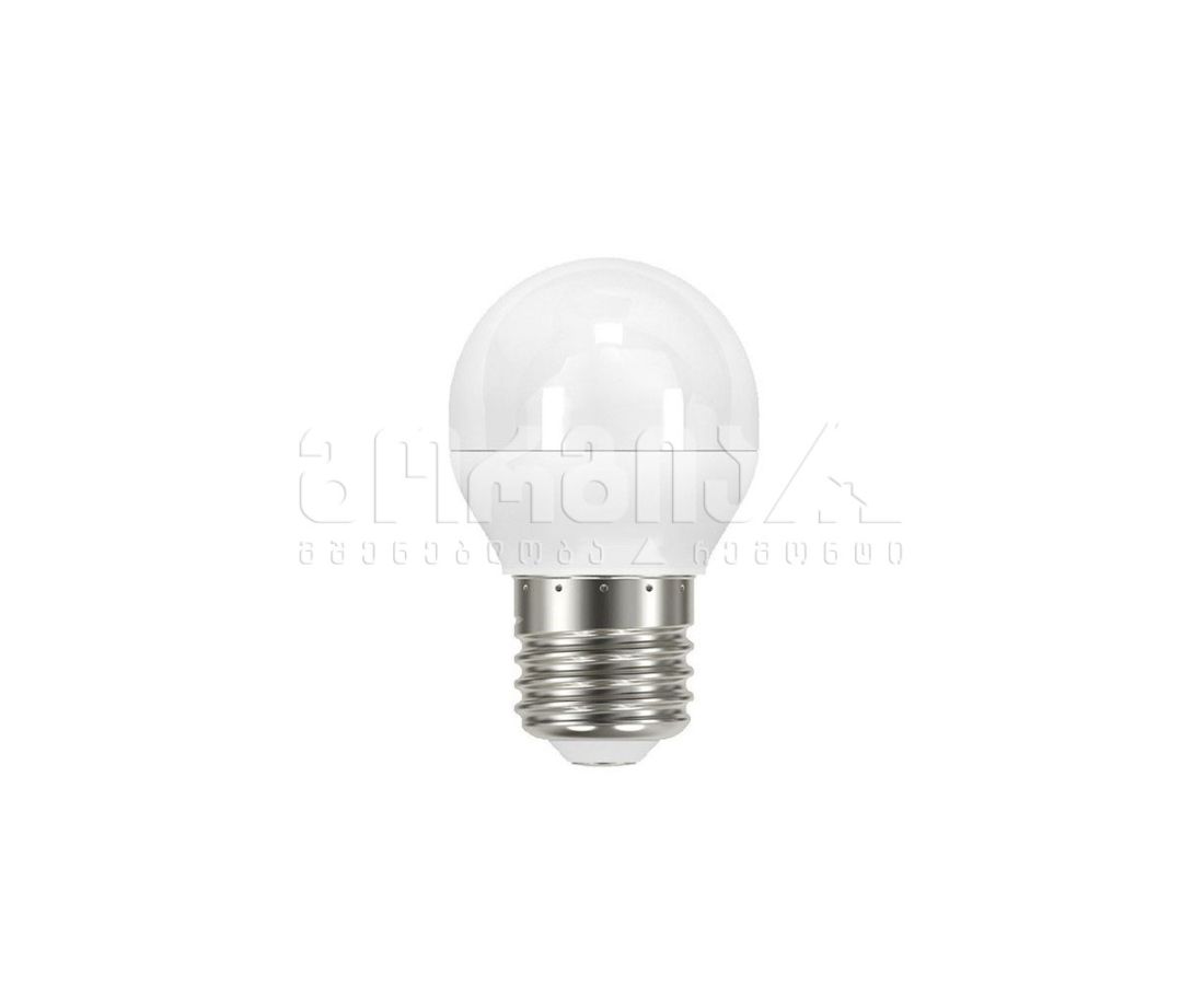 ლედ ნათურა ბურთი -3W E27 3000K L162-1130 ლუქსრამი — ნათურა და ვაზნა